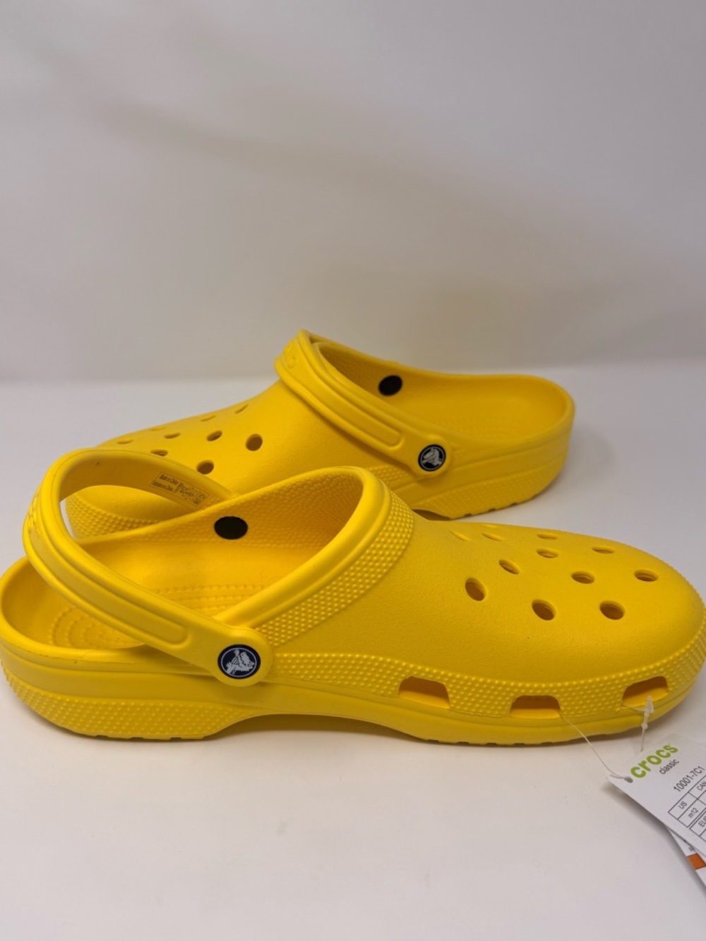 CROCS Classic Clog in Bright Yellow for Men